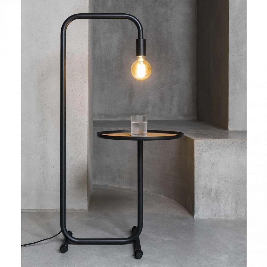 Торшер с подносом Guest черный - фото 9