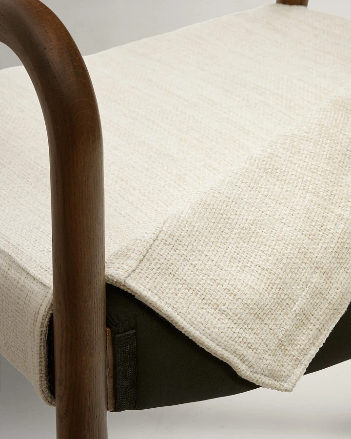 Стул Falconera со съемным чехлом из массива дуба с отделкой орех FSC Mix Credit - фото 12
