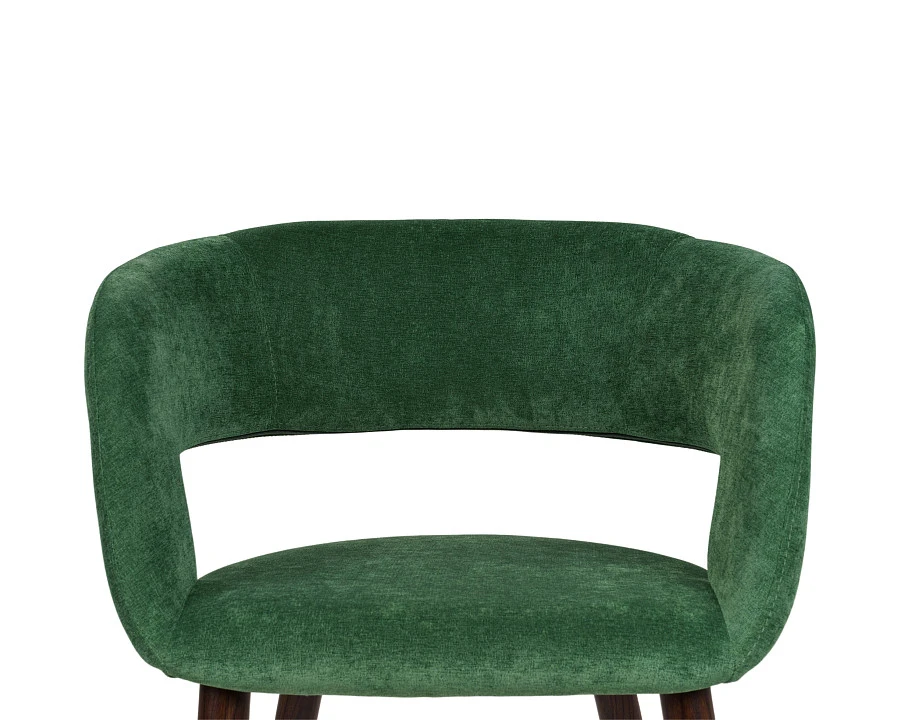 Кресло Hugs зеленый/т.орех - фото 8