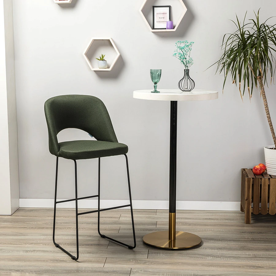 Кресло Бар. Lars тёмно-зеленый/Линк - фото 6