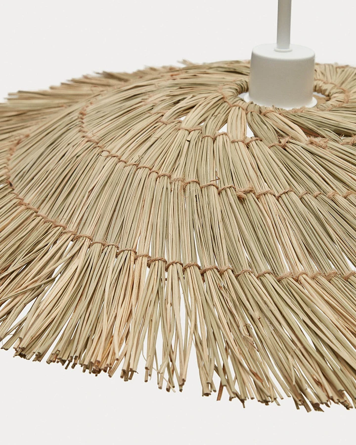 Потолочный плафон Gualta из натурального волокна с натуральной отделкой, 50 см - фото 4