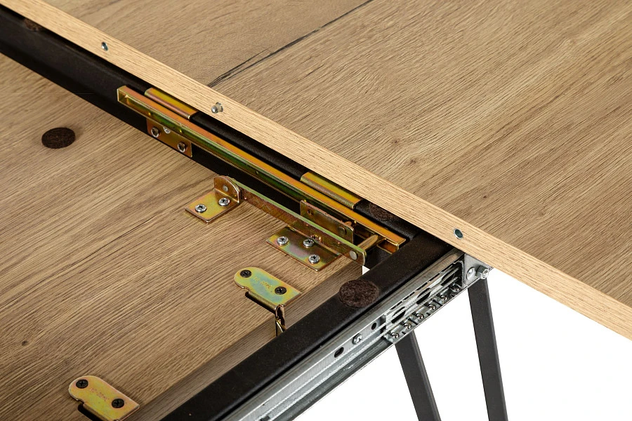 Стол Диего Prime раздвиж. 90*90+30 Галифакс Натур/Бабочка - фото 9