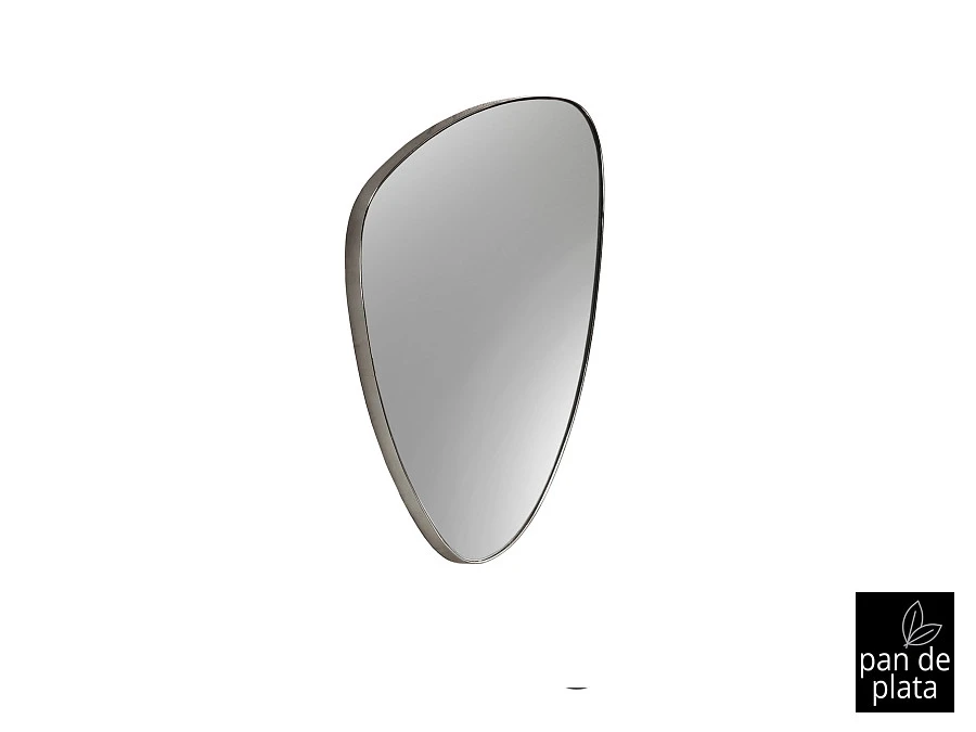 Зеркало треугольное Orio 84х55 серебро - фото 7