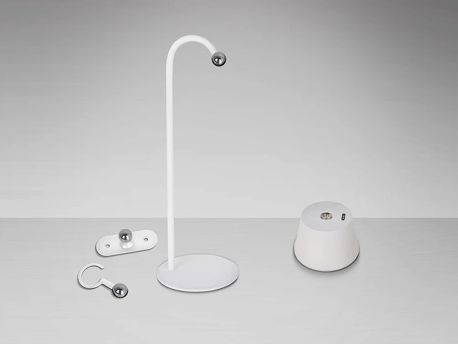 Cuco Уличная настольная лампа LED белая - фото 8