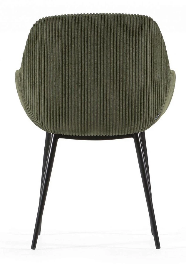 Стул Konna темно-зеленый/сталь,черный - фото 5