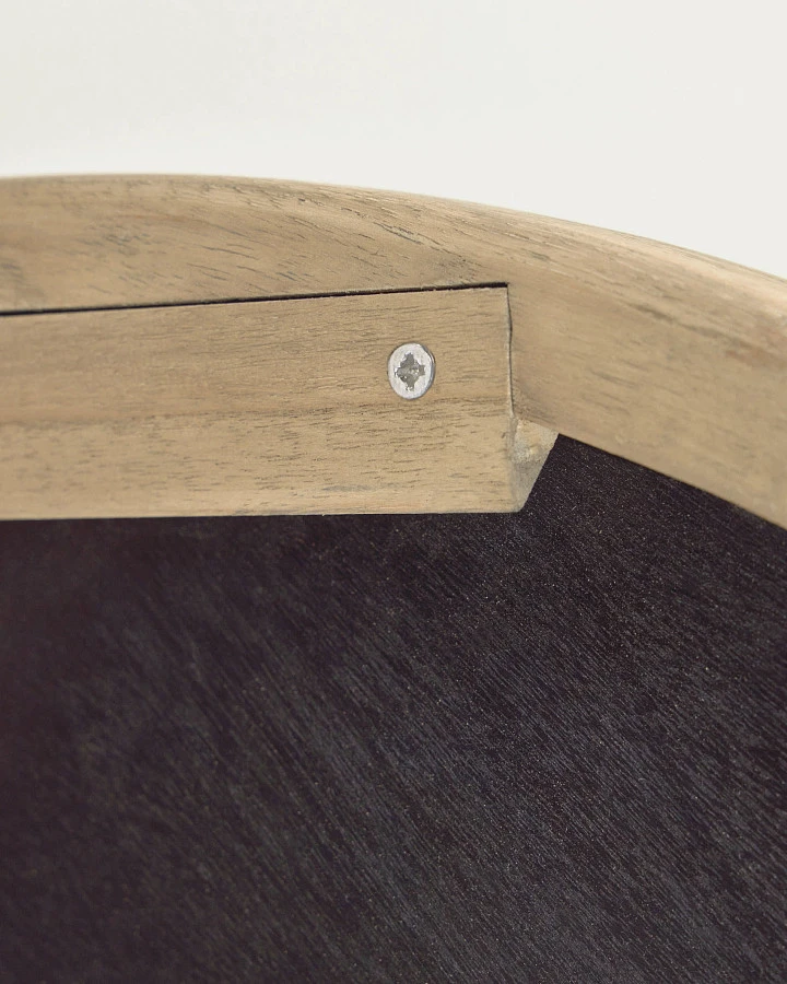 Круглое зеркало Alum из массива минди 100 см - фото 6