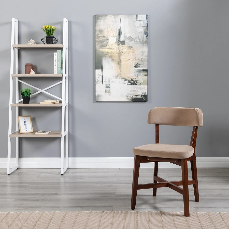 Стул Frank Pro Diag Beige/Темный орех - фото 7