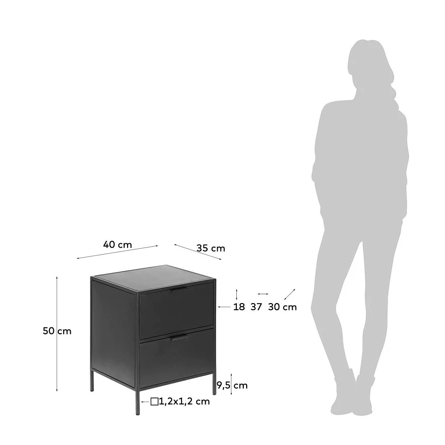 Прикроватная тумбочка Shantay 40 x 50 cm - фото 7