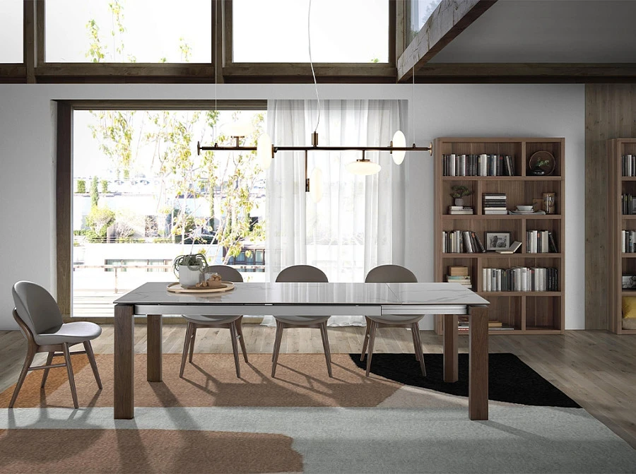 Стул CH19058/4107 с обивкой из экокожи и каркасом из массива ясеня - фото 6