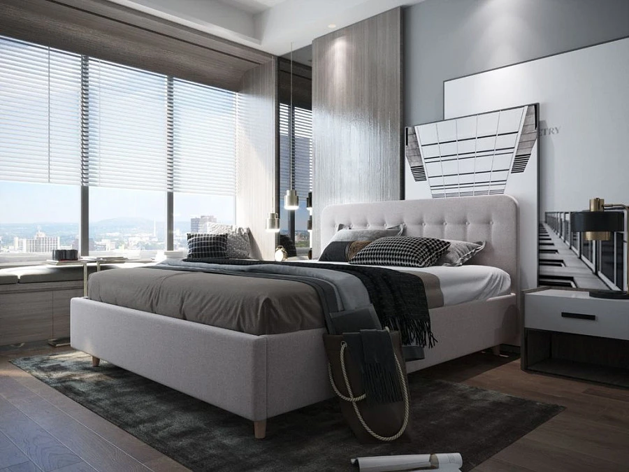 Кровать Лион 160х200 цвета тёмный шоколад - фото 3