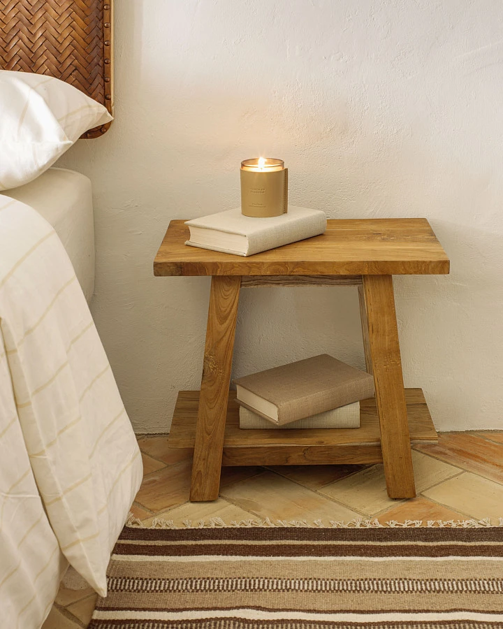 Подставка для ног Safara из переработанного тика 50 x 32 см - фото 2