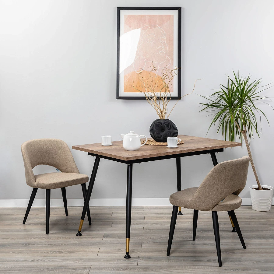 Стул Lars Браун/Черн - фото 5