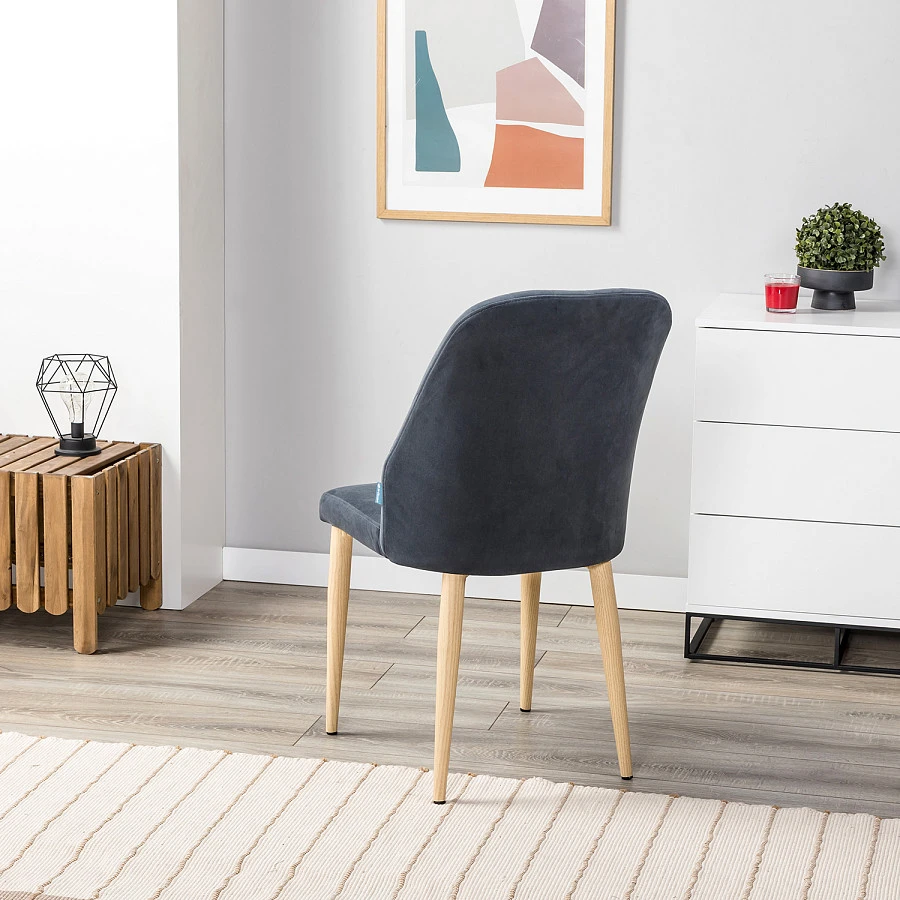 Стул Alen Diag grey_нат.дуб - фото 8