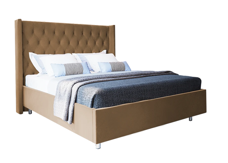 Кровать Графиня  200х200 коричневого цвета