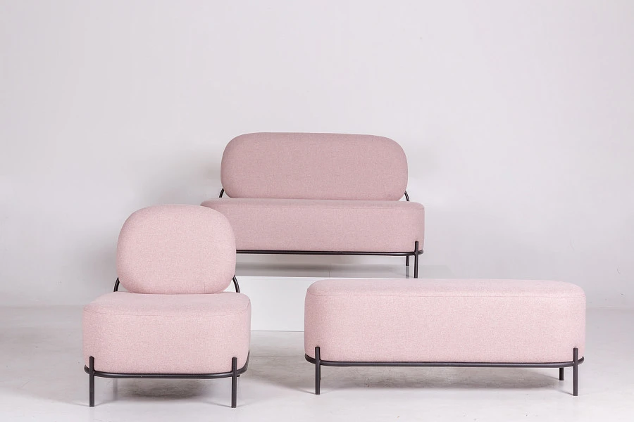 Диван Gawaii 2-х мест Розовый - фото 5