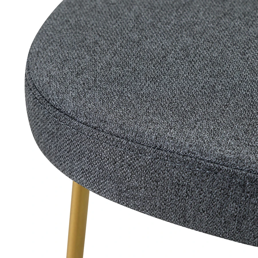 Кресло полубар Lars тёмно-серый/Линк золото - фото 4