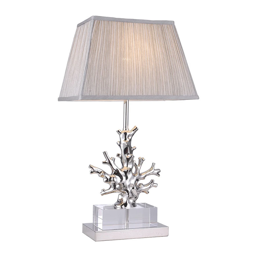 K2BT-1004 Лампа настольная &amp;quot;Silver coral&amp;quot; 70*46*86см