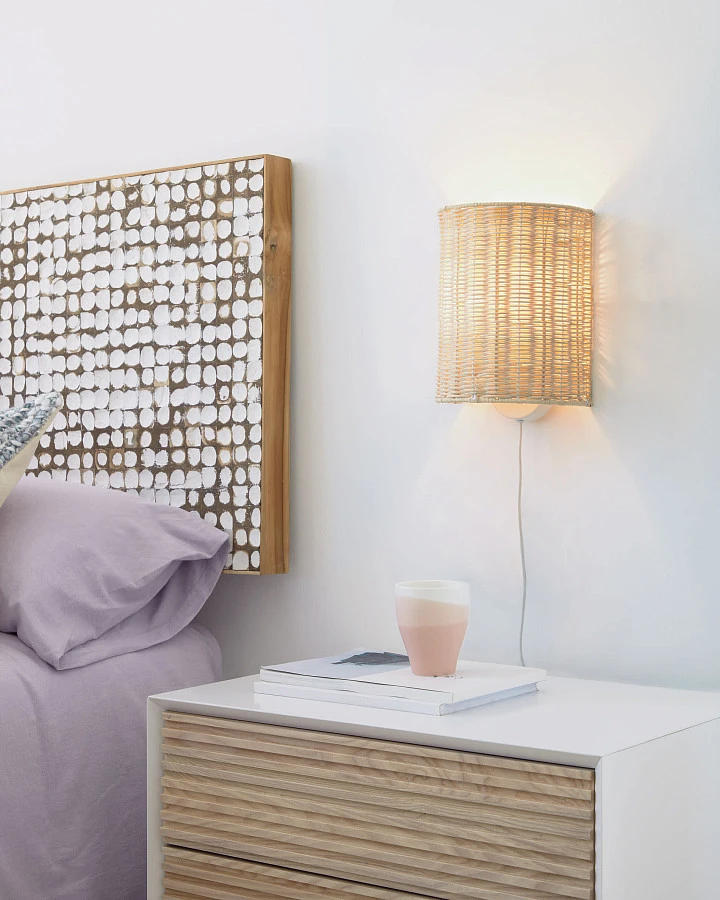 Бра Kimjit из ротанга с натуральной отделкой - фото 2