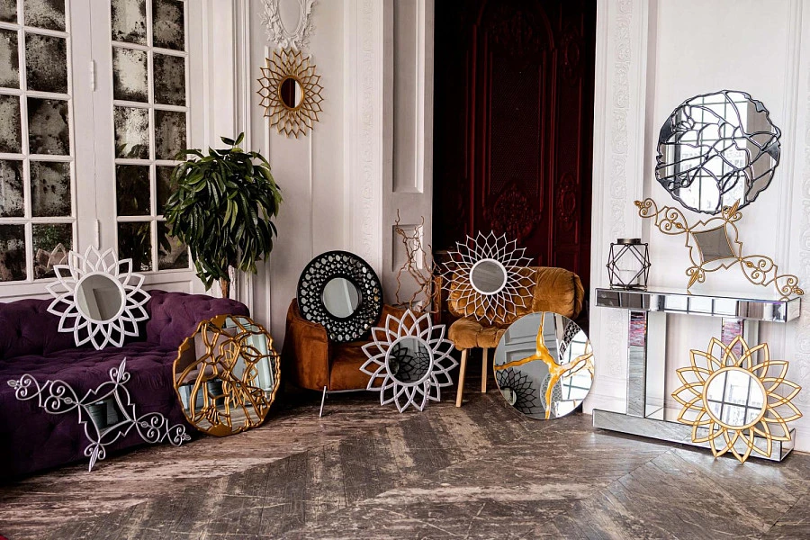 Зеркало Shiny Gold - фото 10