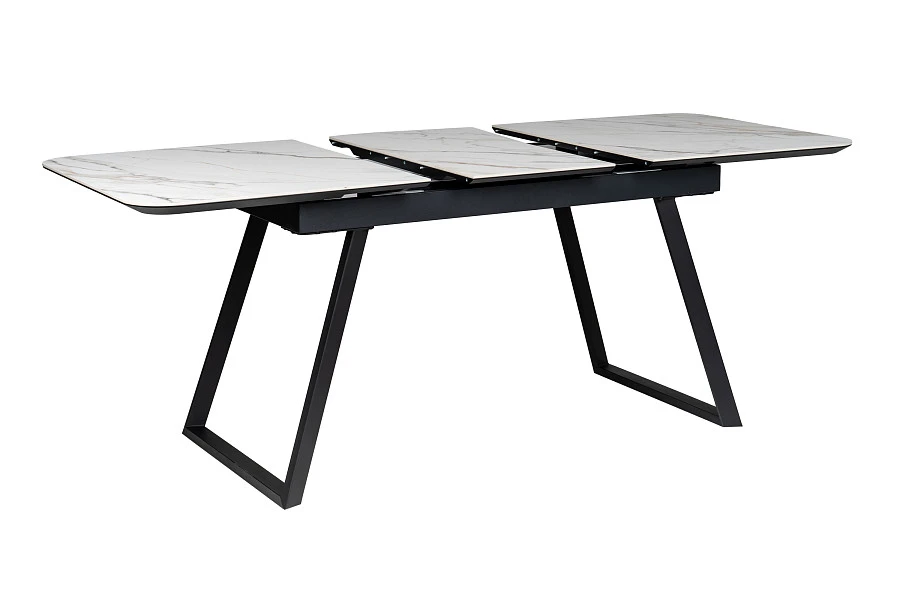 Стол Пеле раздвиж. 140-180 Керамогранит Светлый Мрамор - фото 6