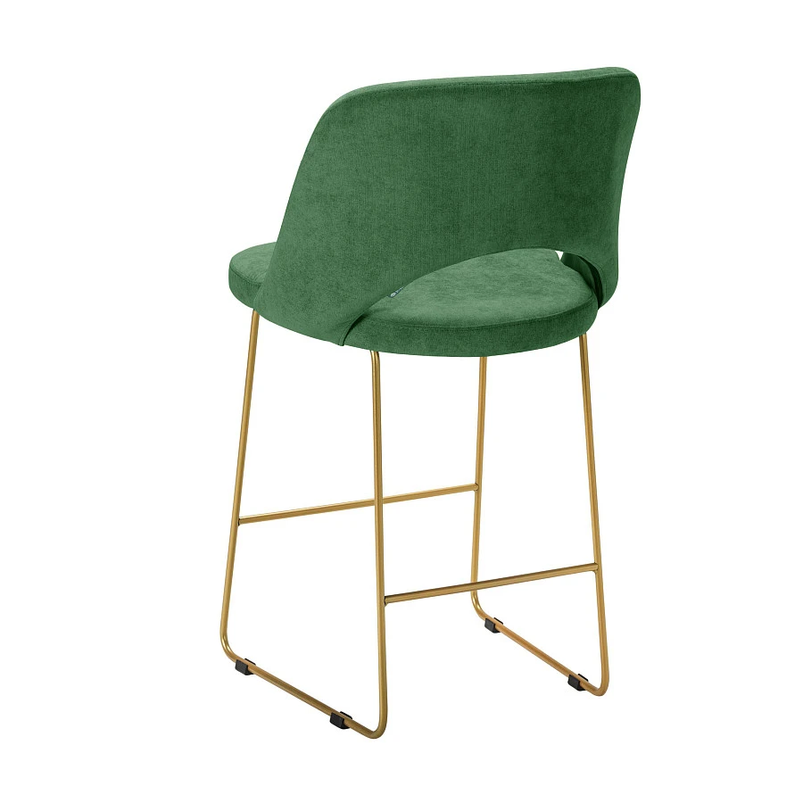 Кресло полубар Lars зелёный/Линк золото - фото 3