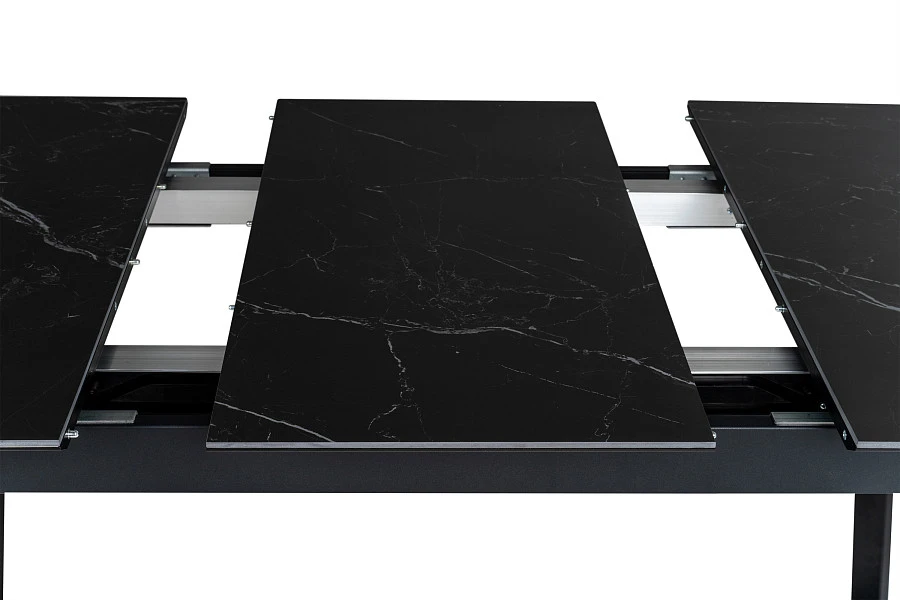 Стол Роналдо раздвиж. 120-150 Керамогранит Темный Мрамор - фото 6