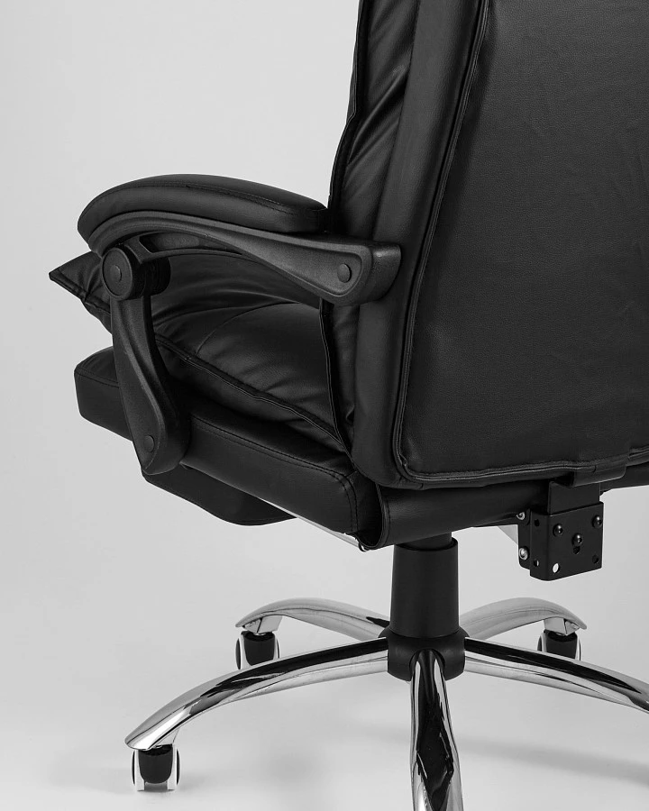 Кресло руководителя TopChairs Alpha черное - фото 7
