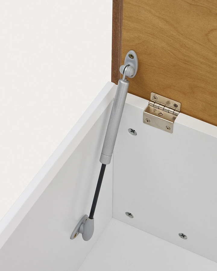 Abilen Сундук из шпона дуба и белого лака 60 x 40 см FSC 100% - фото 6