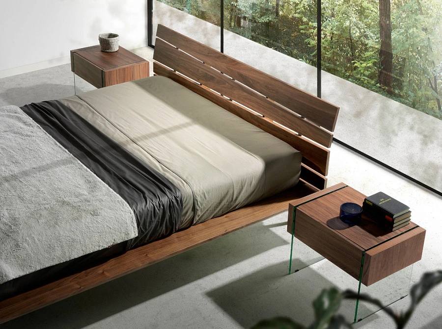 Прикроватная тумбочка CP1803-H-NOGAL /7042 - фото 6