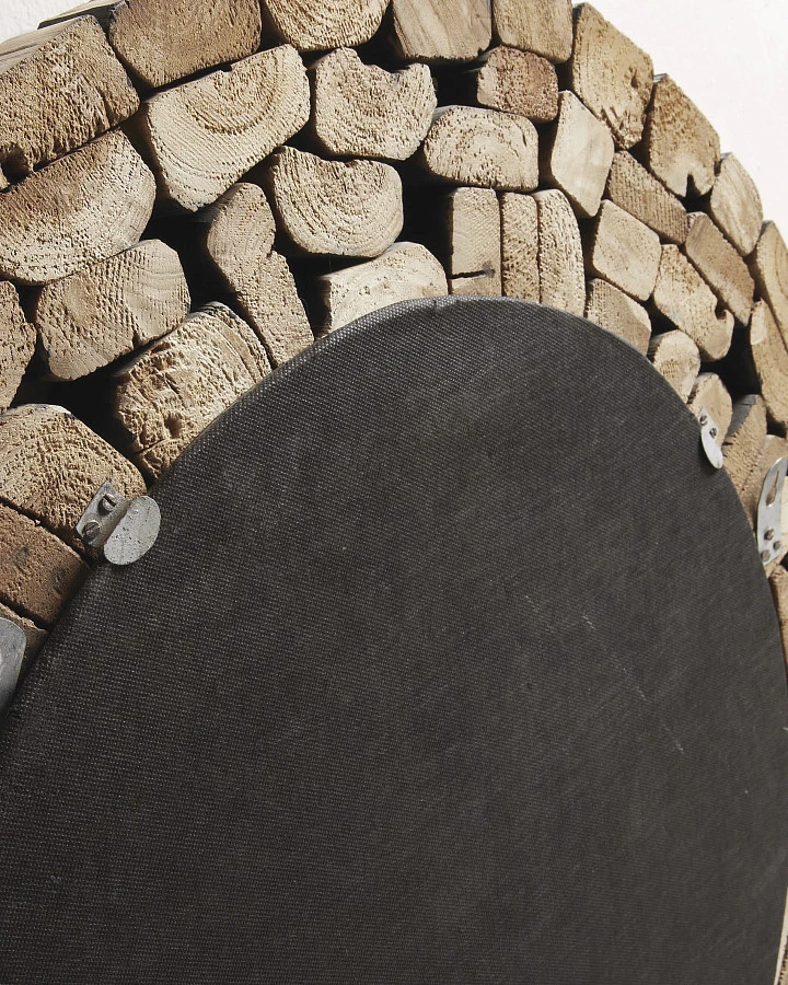 Зеркало Ellipse древесина - фото 4