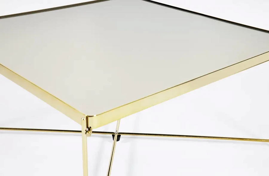 Кофейный столик Square M Gold 0.48x0.44x0.44м - фото 2