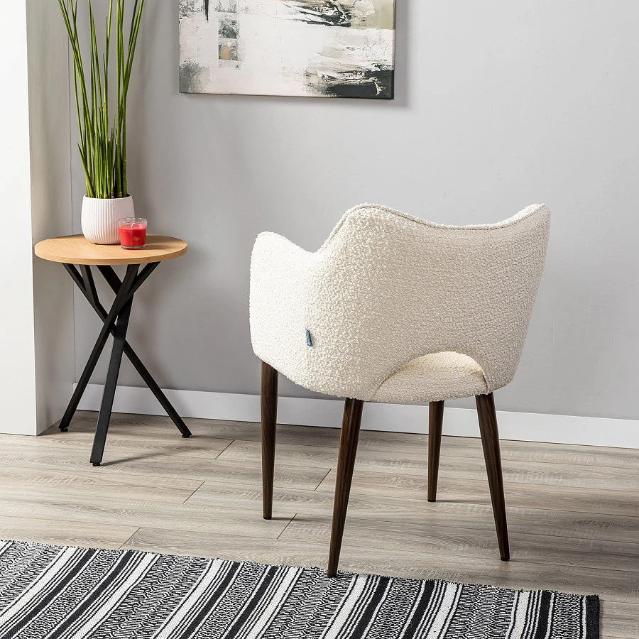 Стул Ralf Vent бежевый/т.орех - фото 12