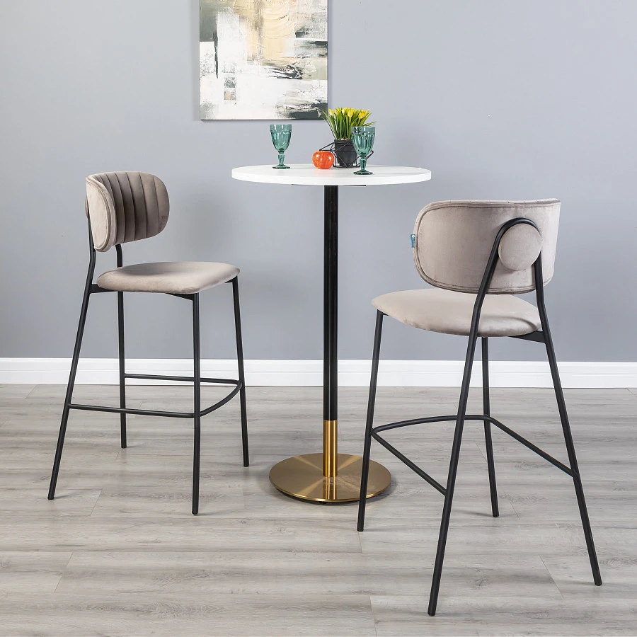 Стул барный Fendi серый - фото 9