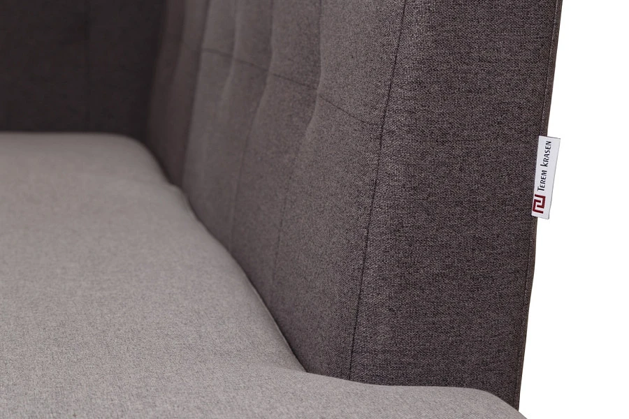 Диван кухон. Magiс 120-158 L grey/silver - фото 6