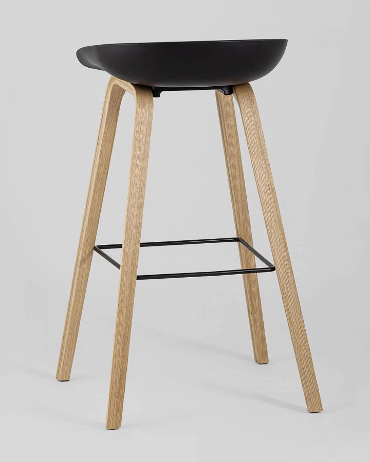 Стул барный LIBRA ЧЕРНЫЙ - фото 6