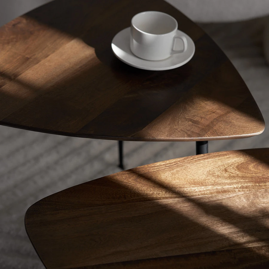 Набор столов в сканди стиле/массив акации - фото 6