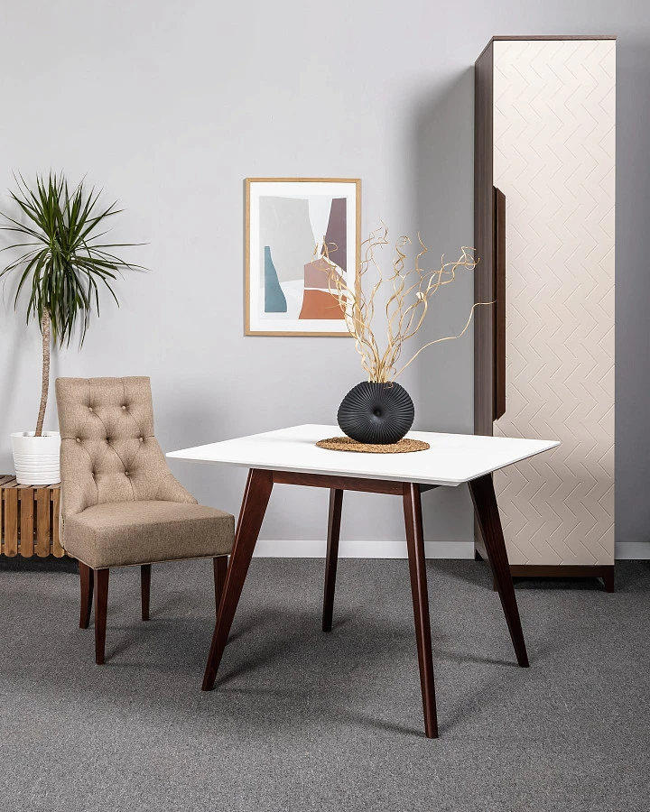 Шкаф 1-дверный универсальный (без полок) Сканди_Беж - фото 9