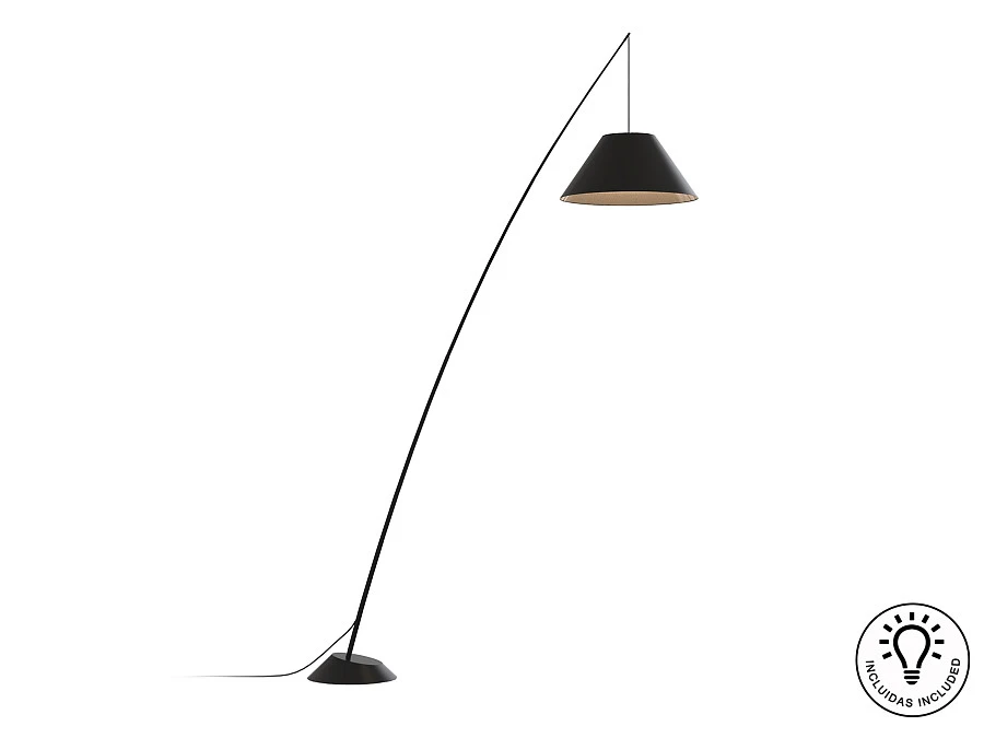 Торшер Junco черный - фото 3