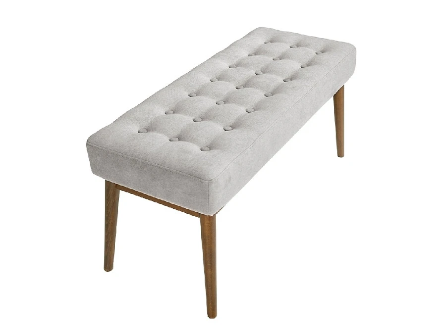 Банкетка 5107/WD1404 с обивкой из темно-серой ткани - фото 4