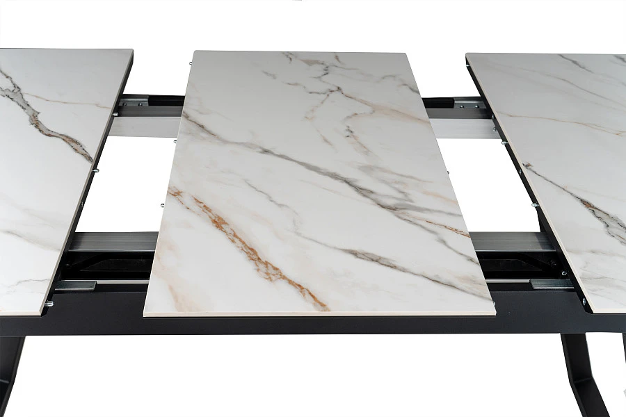 Стол Роналдо раздвиж. 120-150 Керамогранит Светлый Мрамор - фото 5