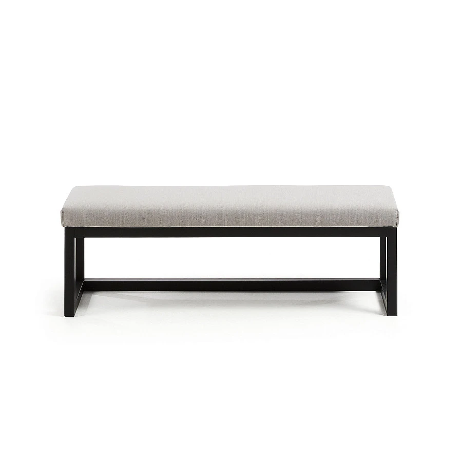 Банкетка Yola серая 128 см - фото 4