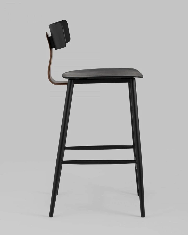 Стул полубарный ANT черный - фото 3