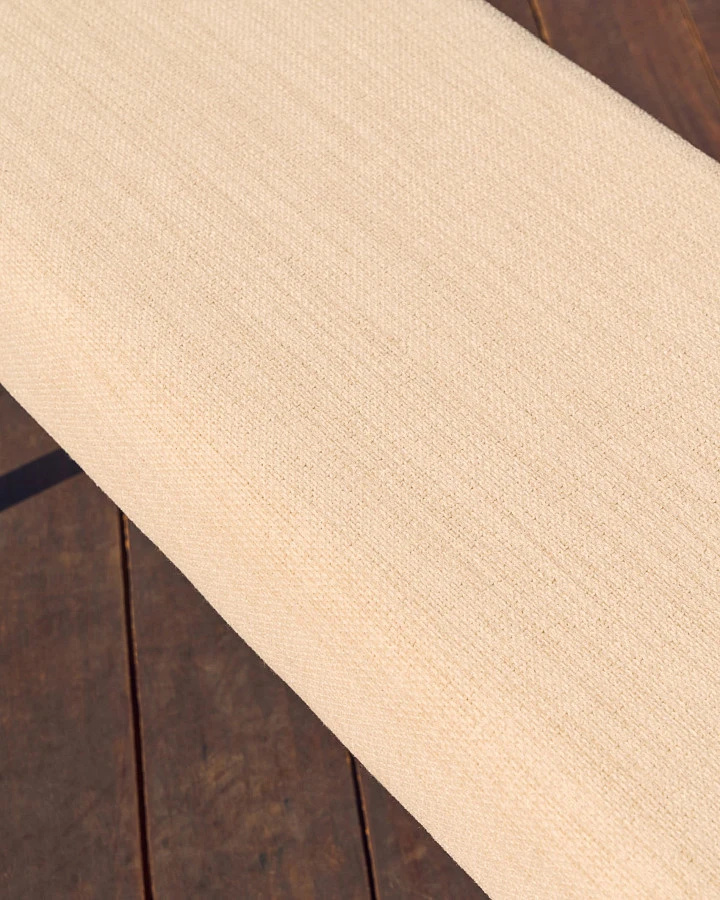 Скамейка Macaret со съемным чехлом из массива дуба с отделкой орех 120 см - фото 4