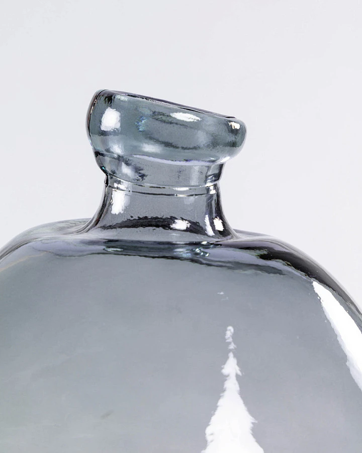 Ваза Anner 33 cm темно-синее стекло - фото 5