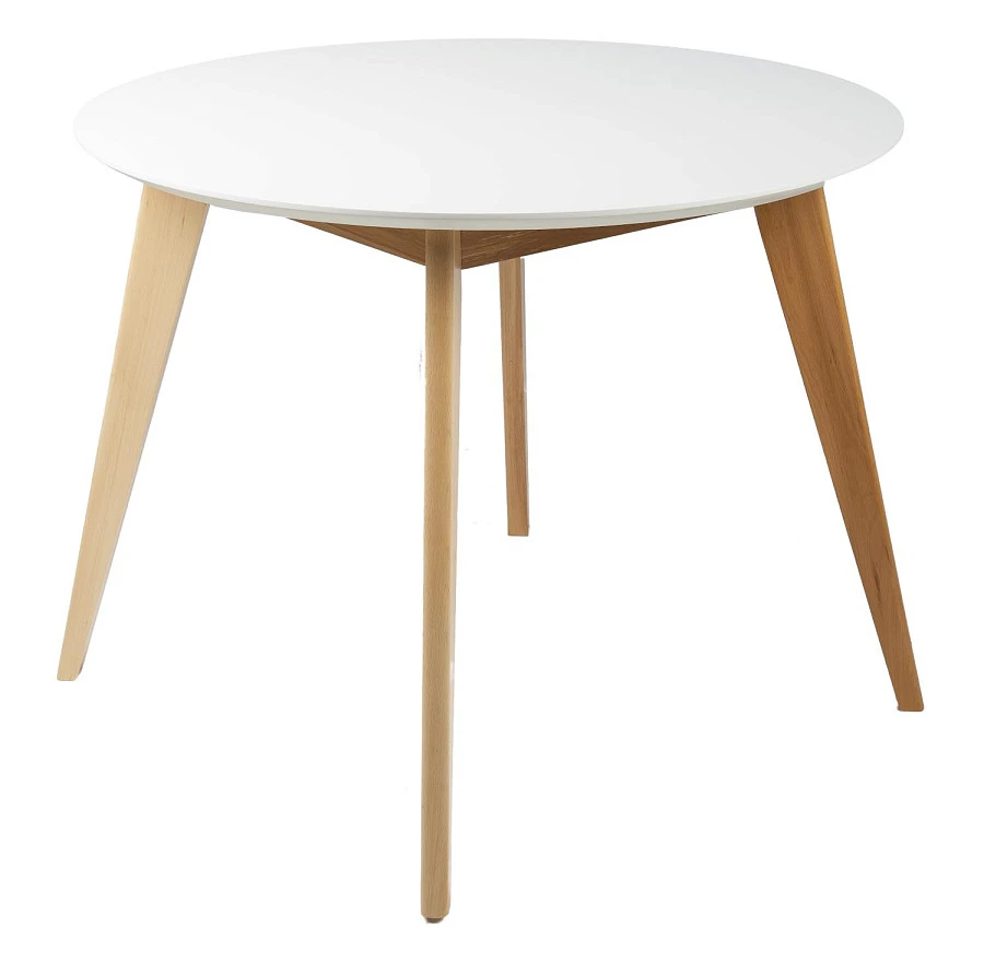 Стол Лунд круглый д.860 Белый