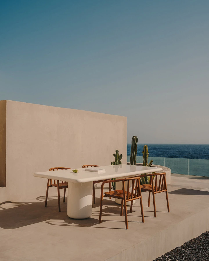 Штабелируемый стул Turqueta из массива тикового дерева - фото 7