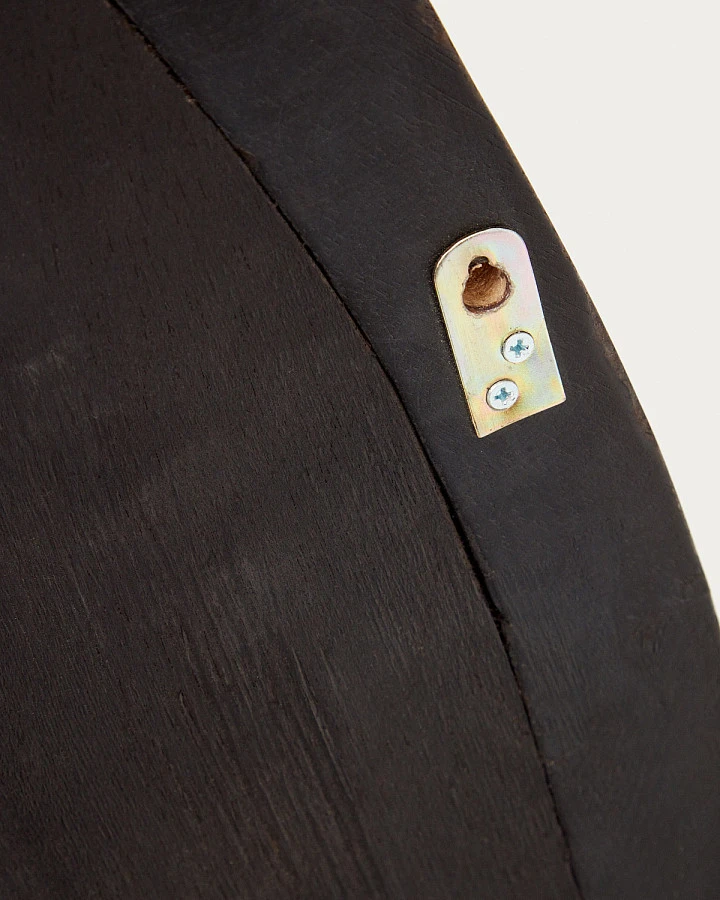 Magrit Зеркало в раме из мас. мунг. с чер/отдел. - фото 6