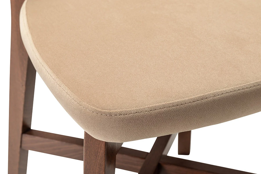 Стул Frank Pro Diag Beige/Темный орех - фото 5