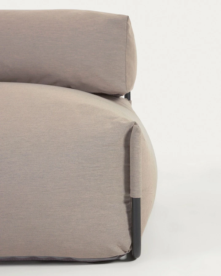 Square пуф квадратный со спинкой 101 x 101 см, бежевый, для садового модульного дивана - фото 10