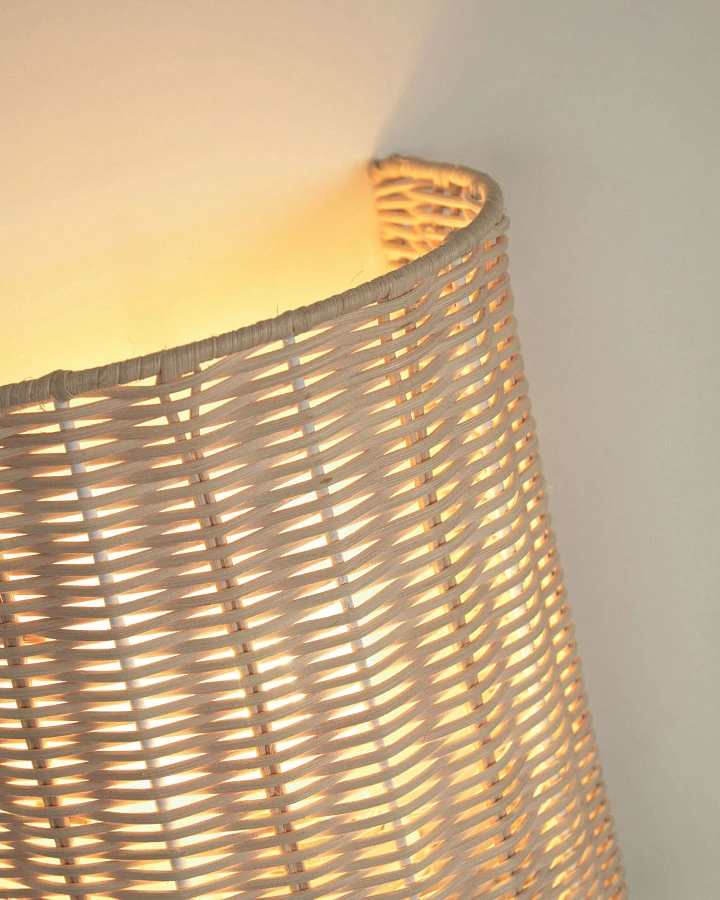 Бра Kimjit из ротанга с натуральной отделкой - фото 4